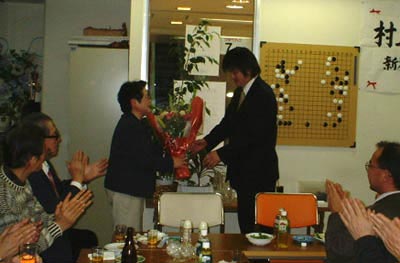 村上晶英新初段祝賀会