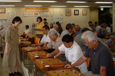 日本棋院棋士派遣多面打ち