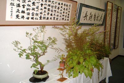 書と花の交流展