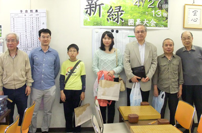 新緑囲碁大会