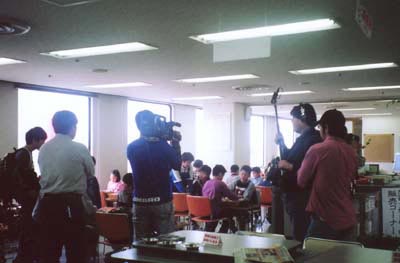 CX「とくダネ!」取材風景